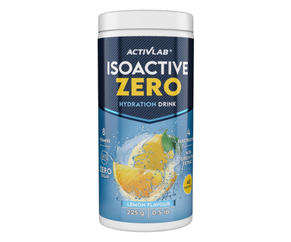 Zdrowa żywność Activlab Isoactive Zero Smak cytrynowy (słój 225 g)